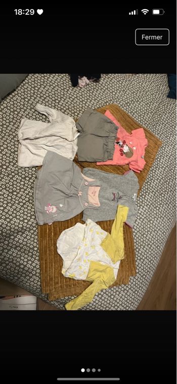 Lot bébé fille 3 mois