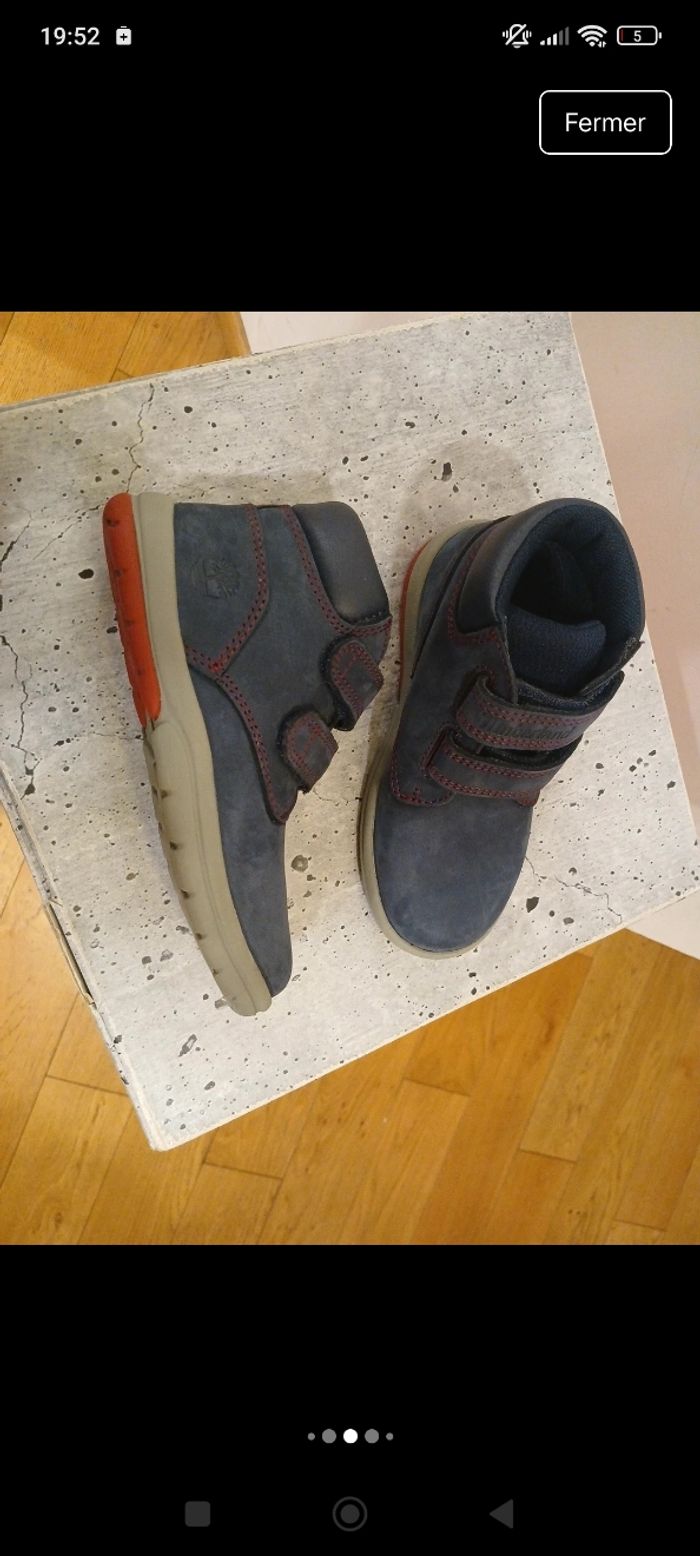 Baskets Timberland à scratch taille 28 - photo numéro 6