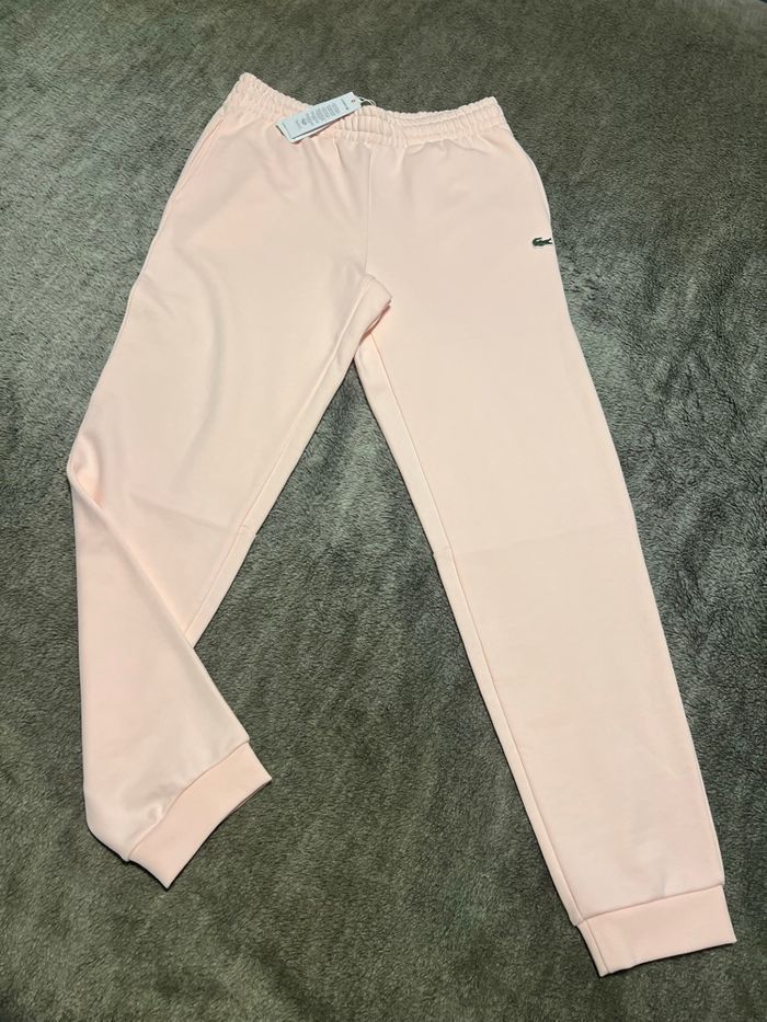 Bas de survêtement jogging Lacoste rose homme - photo numéro 3
