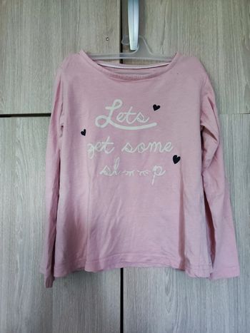 T shirt rose & coeur 6-8 ans Pepperts !
