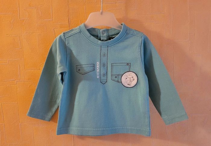 T-shirt manches longues bébé - photo numéro 2