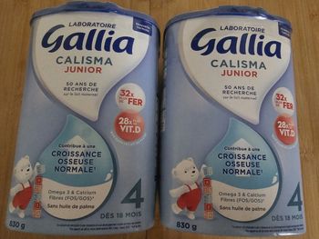 Lot de 2 boîtes Gallia 4 neuf