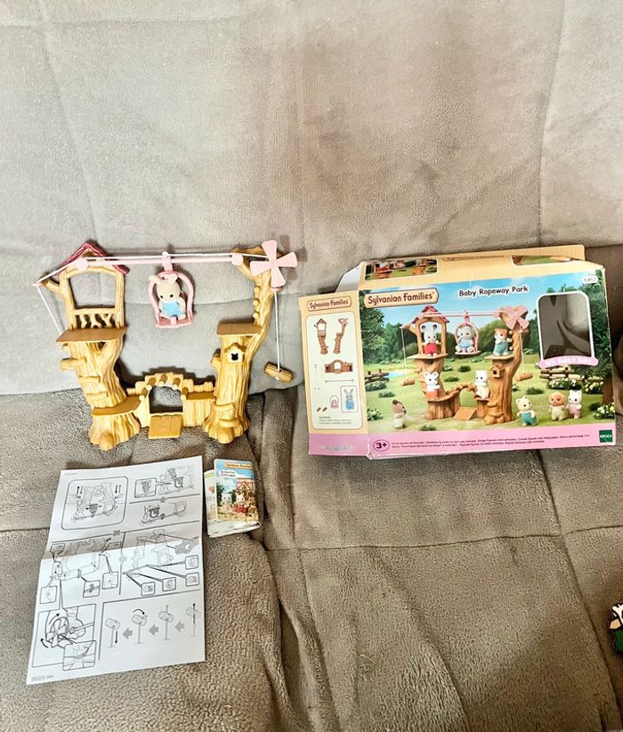 Sylvanian families tyrolienne baby ropeway park