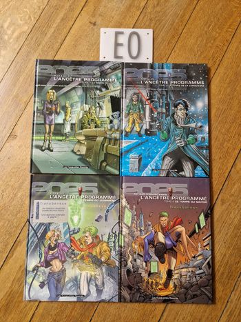 Lot de 4 bd l ancêtre programmé tome 1 à 4