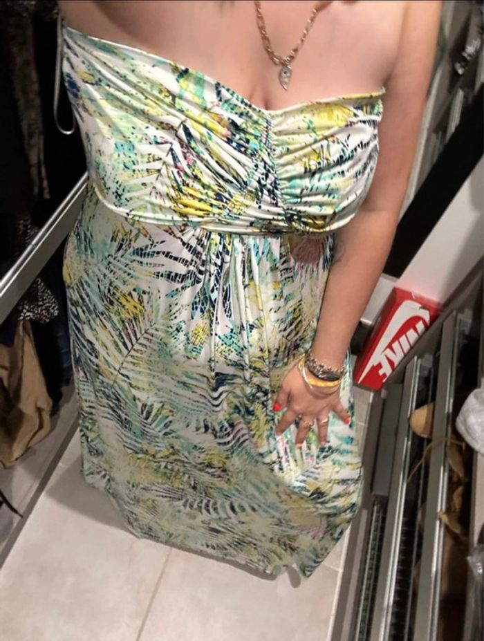 Robe longue d’été Jacqueline Riu T44 - photo numéro 4