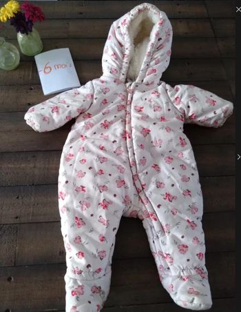 Combinaison pilote petit bateau 6 mois bébé fille