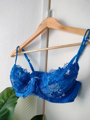 Soutien-gorge dentelle bleue Envog