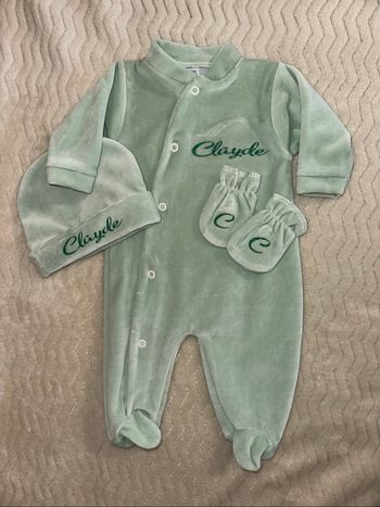 Set 3 pièces pyjama a personnalisée