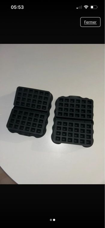 Moules gaufres 2ox14 cm