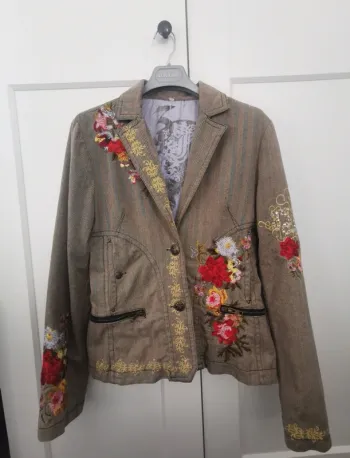 Veste brodée motifs fleural Johnny Was taille S