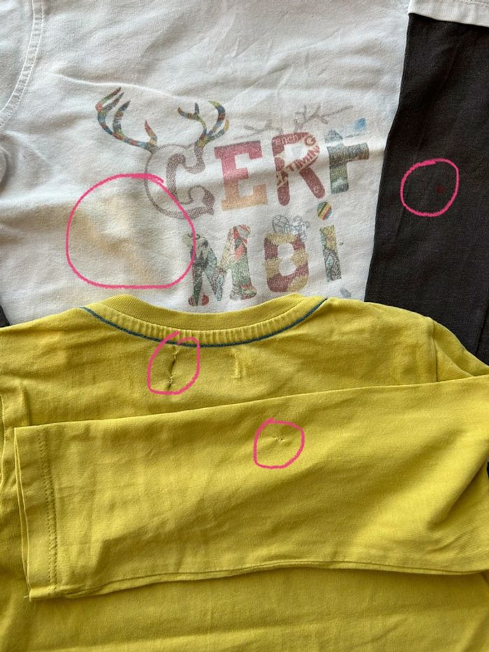 Lot de 10 T-shirts manches longues 3 ans - photo numéro 6