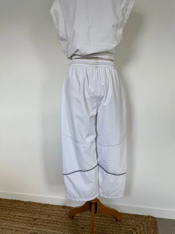 Ensemble jogging survêtement blanc homme man hombre pantalon bermuda - photo numéro 5