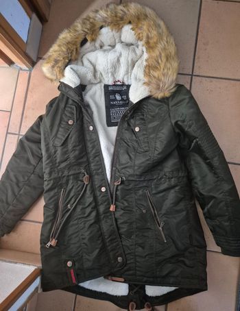 Manteau fourré capuche fourrure Navahoo