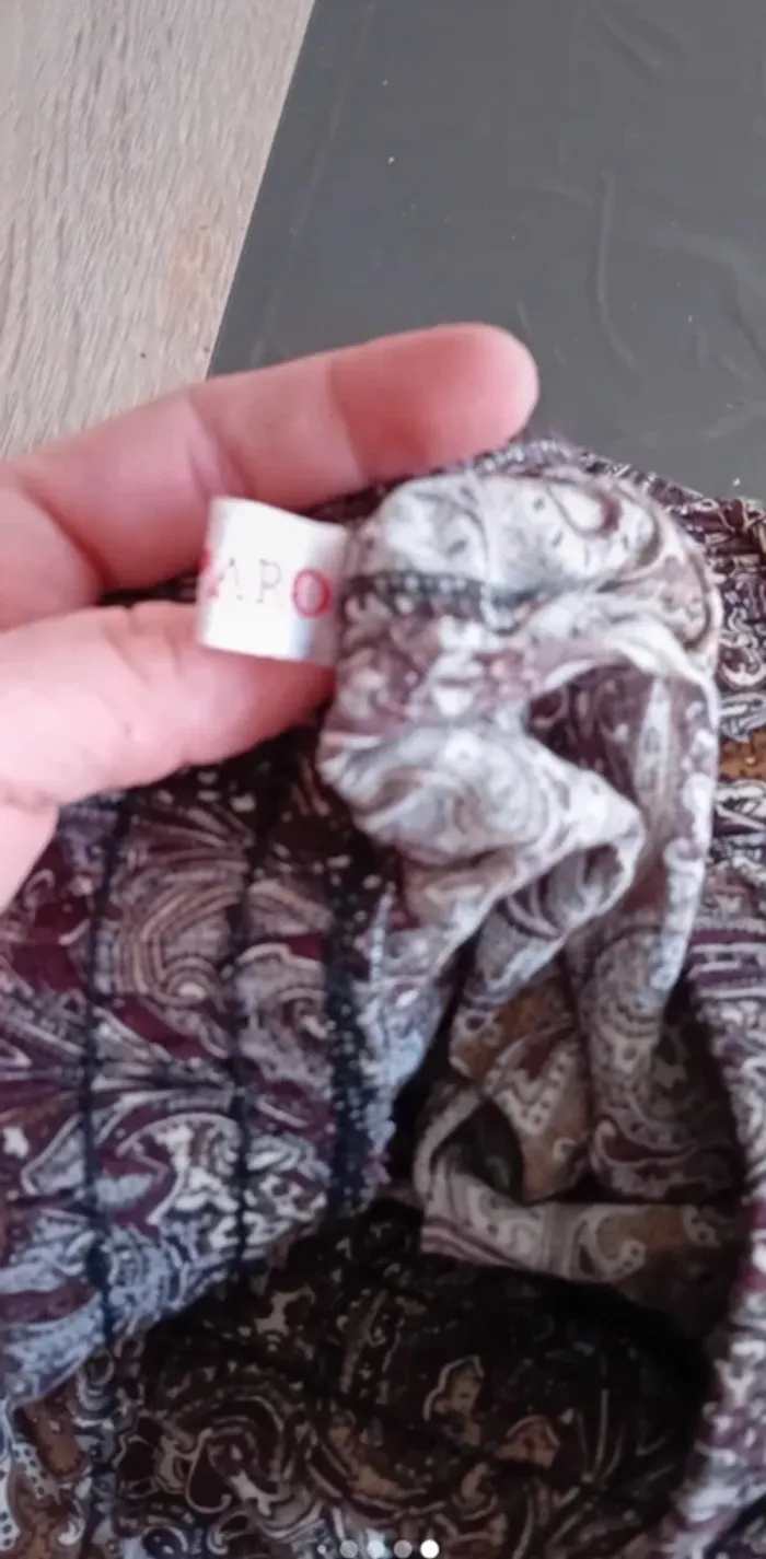 Superbe pantalon marron léger et fluide en très bon état - photo numéro 6
