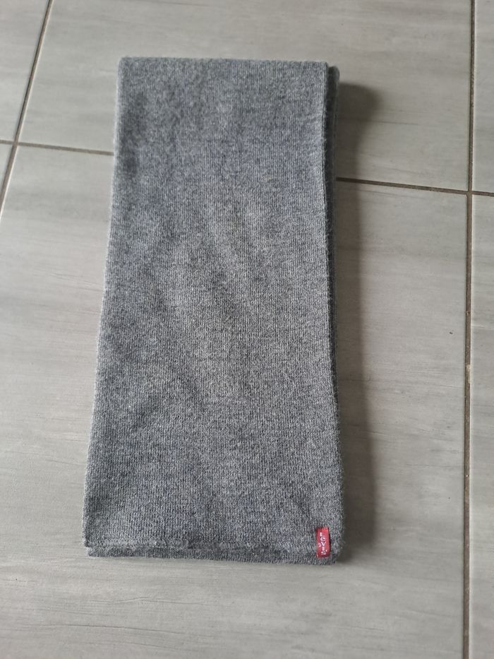 Écharpe mixte grise Levi's