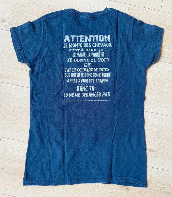 Tee shirt cavalière taille 38