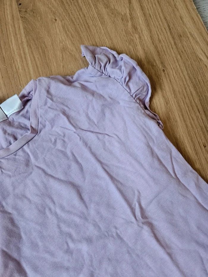 Tee shirt mauve Zara 3/4 ans - photo numéro 4
