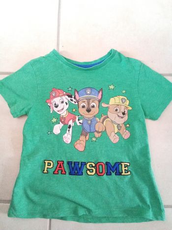 T-shirt pat patrouille taille 4/5 ans