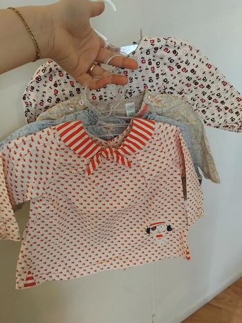 Tunique chemise fille 6mois