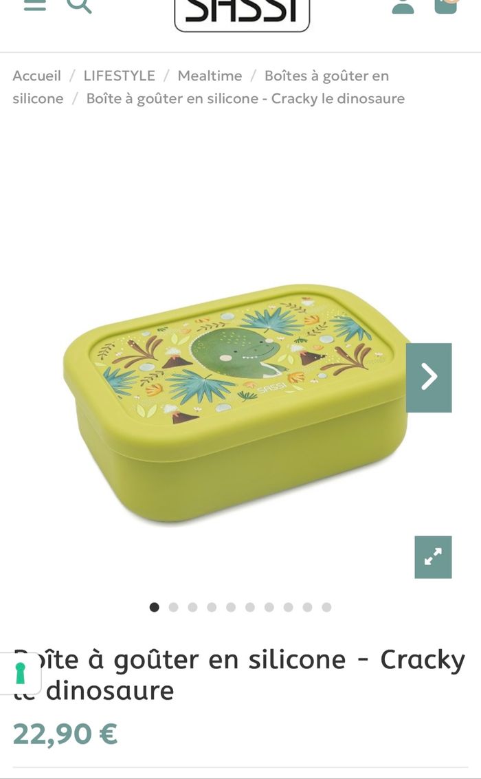 Ensemble repas en silicone neuf Sassi - photo numéro 6