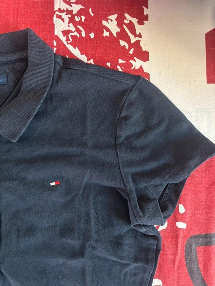 Polo Tommy Hilfiger taille S bleu marine - photo numéro 4
