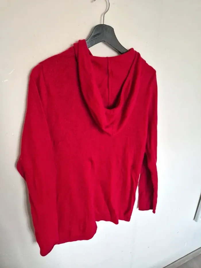 Pull à capuche angora mohair Kookaï taille 2 - photo numéro 6