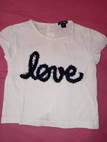 Tee shirt fille 12 mois