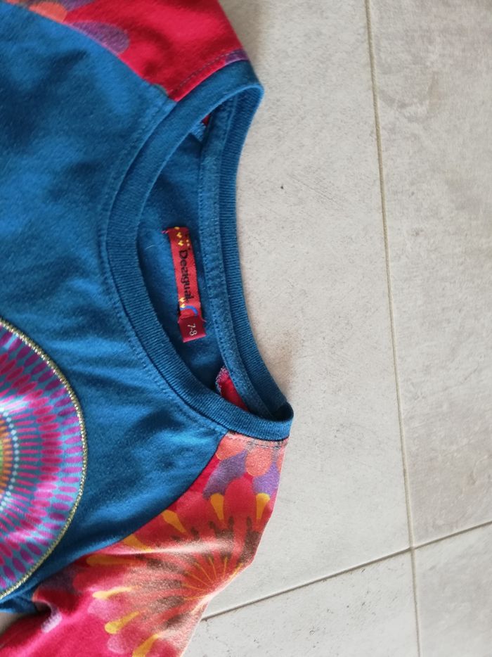 7-8 ans fille robe tunique desigual - photo numéro 2