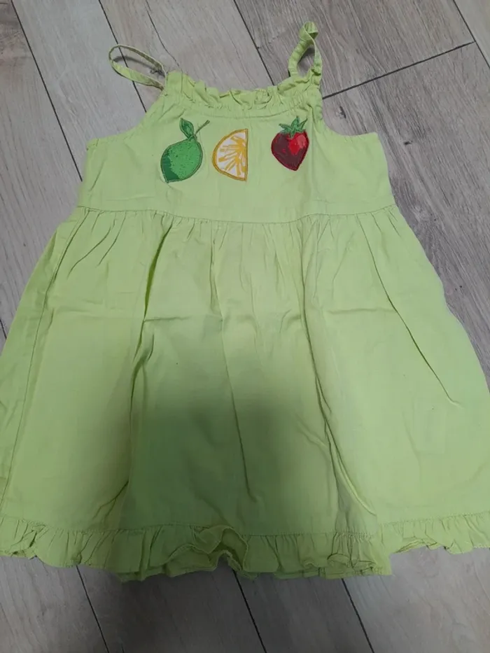 Robe fruits 2 ans