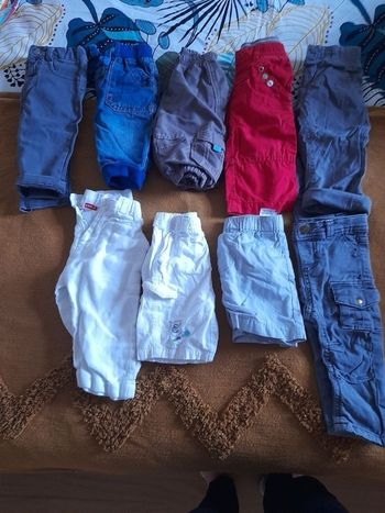 Lot pantalons bermuda 6 mois