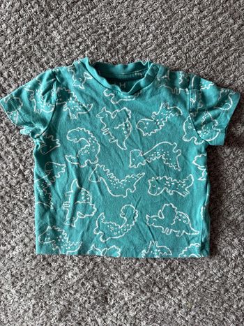 T-shirt manche courte imprimer dinosaures (3mois)