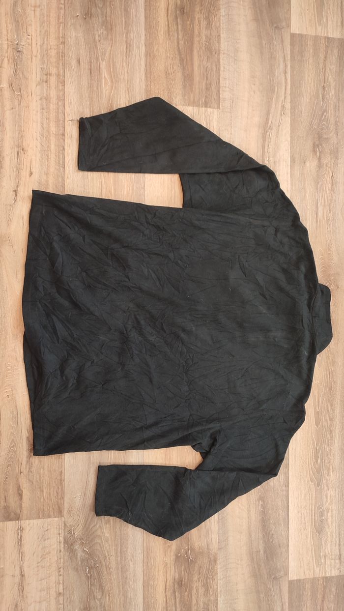 Vêtement veste polaire noir zippé Eddie bauer taille XXXL #Retrostreet - photo numéro 9