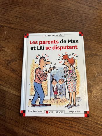 Livre les parents de Max et Lily se disputent