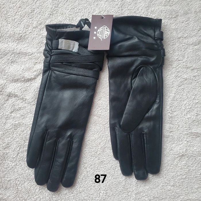 Gants noir en 100%cuir, taille L