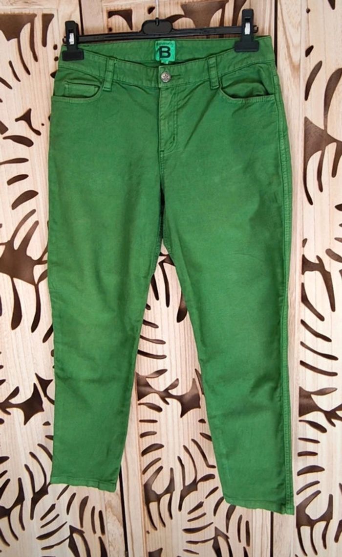Jean vert 7/8ème - Taille 38 Bensimon - photo numéro 2