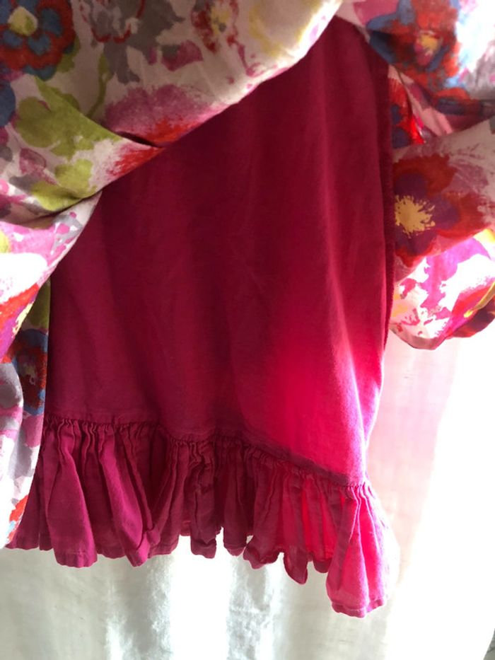 #Robe #absorba #bebe #24 mois #fleurs #rose - photo numéro 3