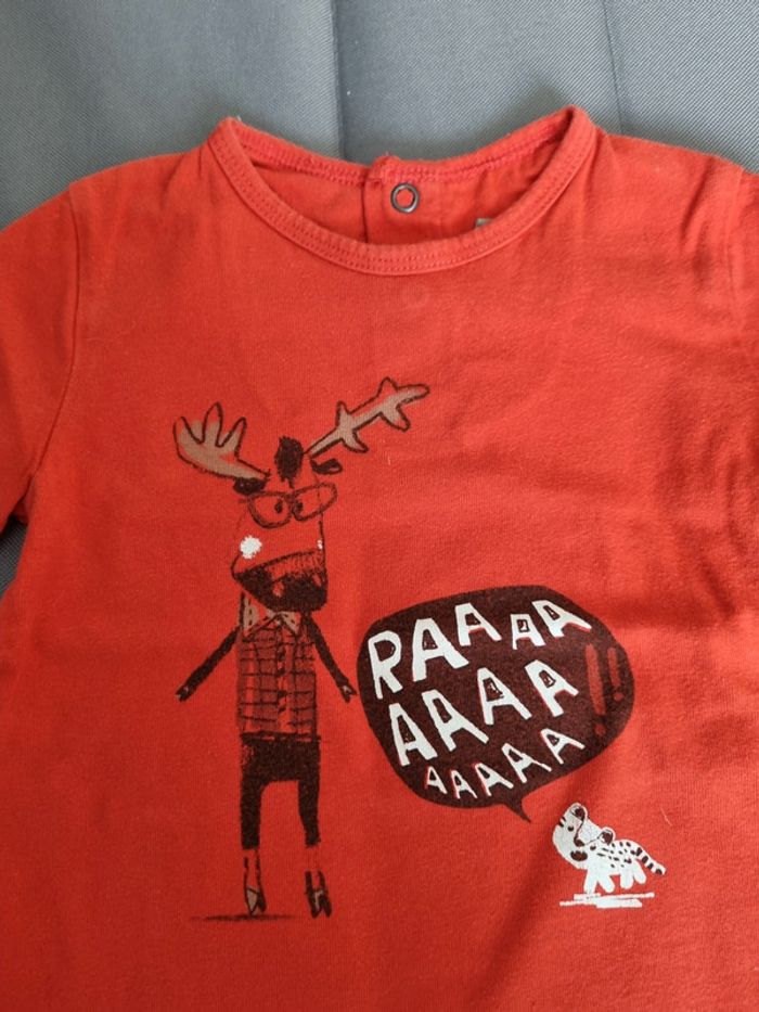 T-shirt manche longue catimini 2 ans - photo numéro 2