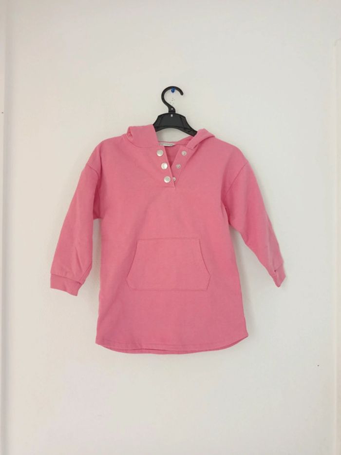 Sweat-shirt long fille w