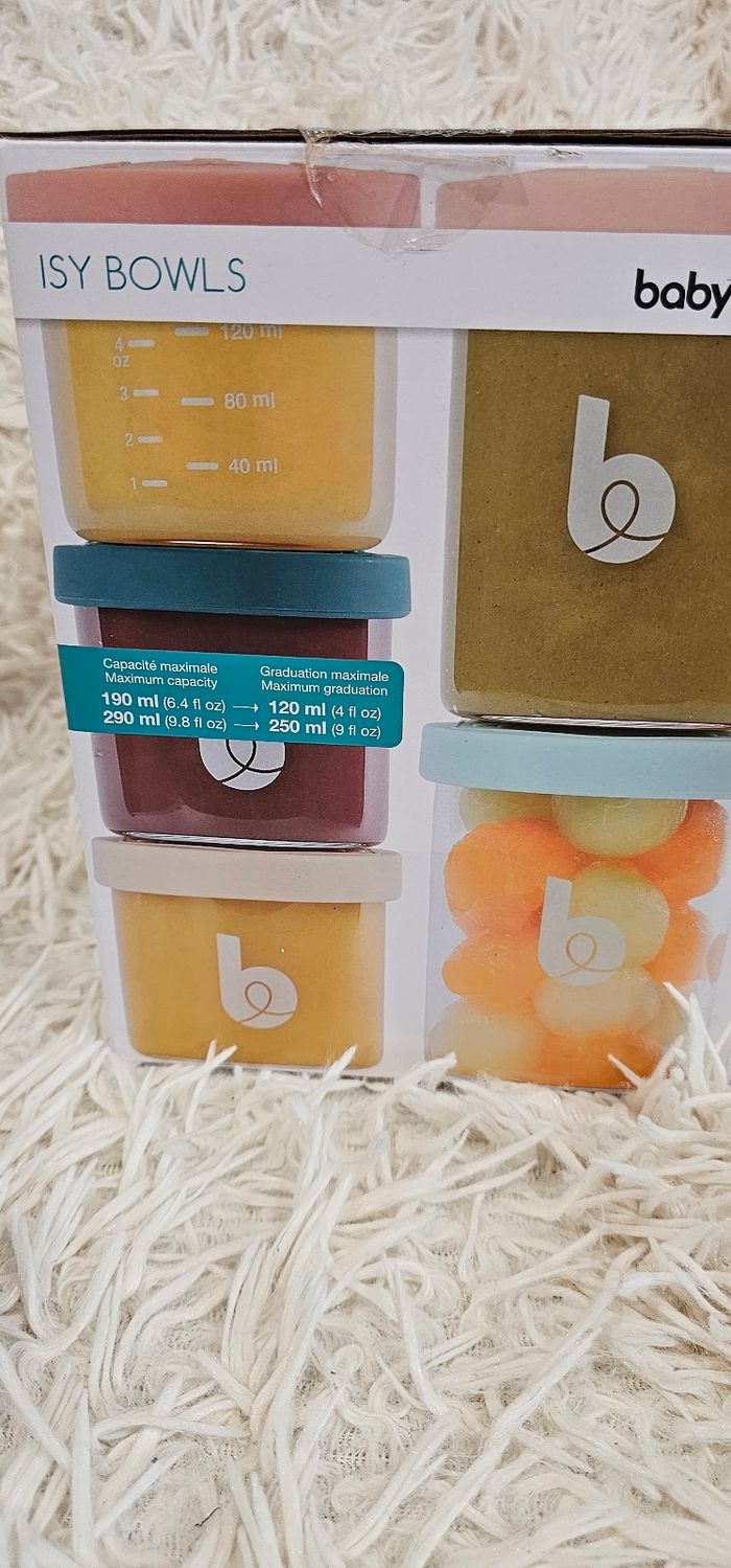 Lot de 9 pots en verre Isy bowls babymoov - photo numéro 9