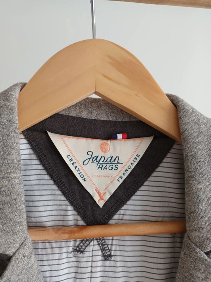 Veste blazer grise Japan Rags taille M - photo numéro 2