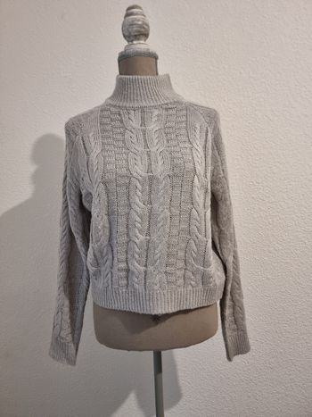 Pull col roulé