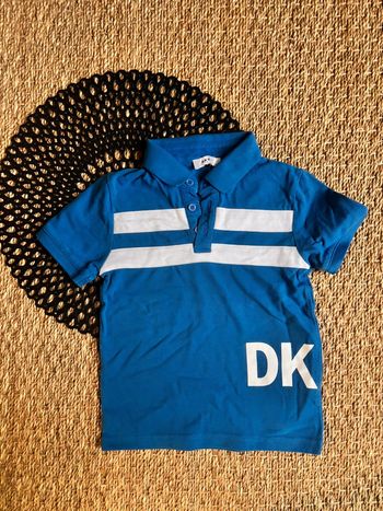 Polo bleu électrique dkny