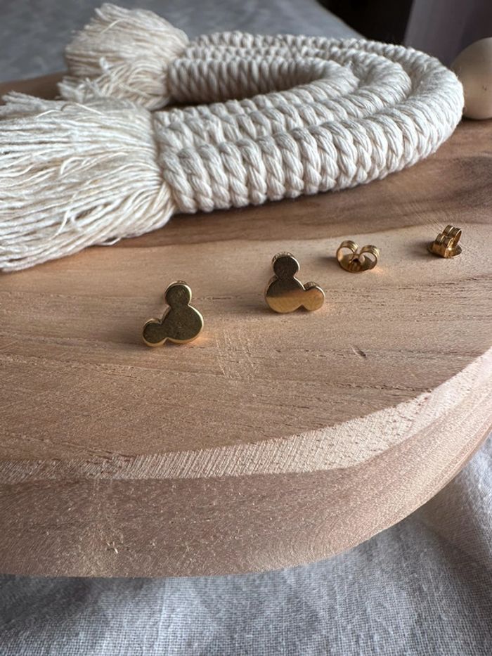 Boucles oreilles Mickey - photo numéro 3