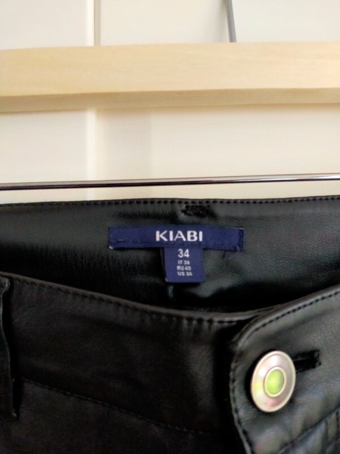 Pantalon cuir femme taille 34 - photo numéro 3