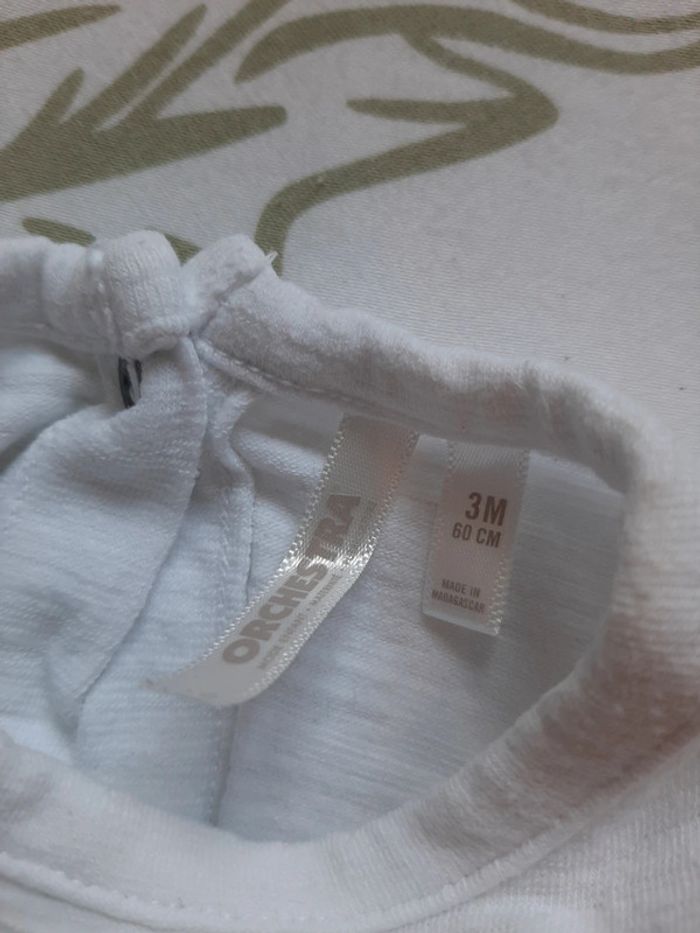 Tee-shirt manche courte 3mois - photo numéro 2