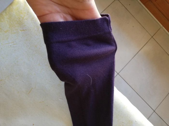 Tee-shirt manches longues Petit bateau t. 14 ans mais comme 16 ans. Violet foncé. - photo numéro 10