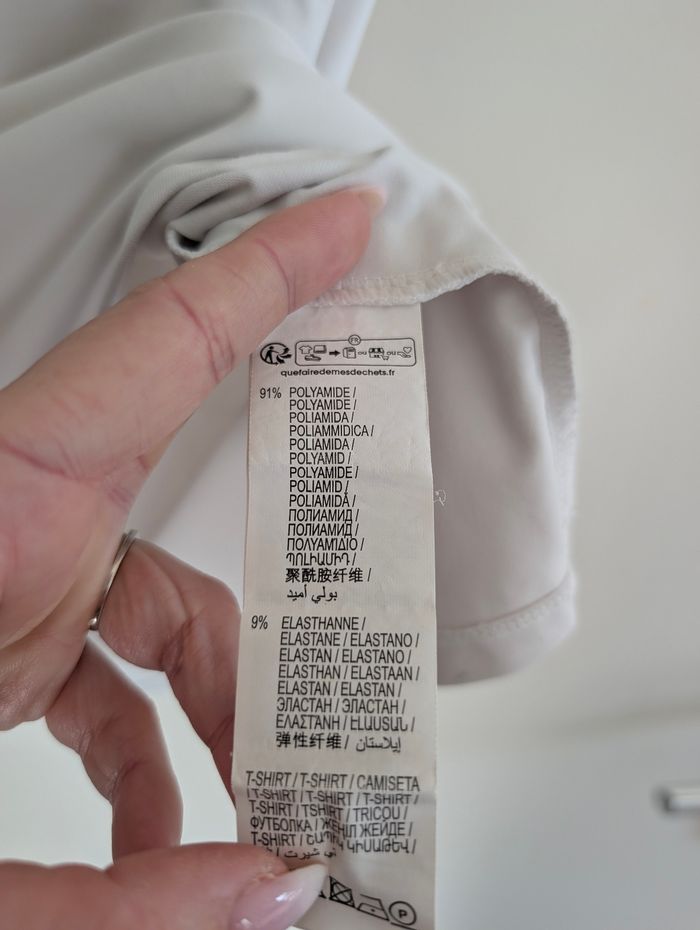 Débardeur en microfibre col carré femme blanc taille M Kiabi - photo numéro 4