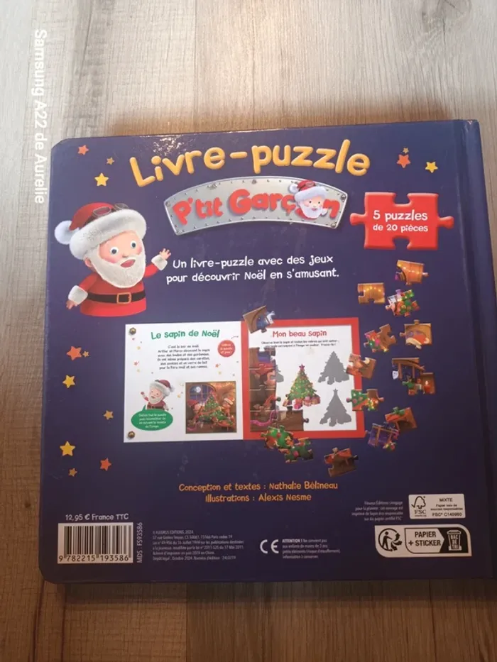 Livre Puzzle Noel - photo numéro 3