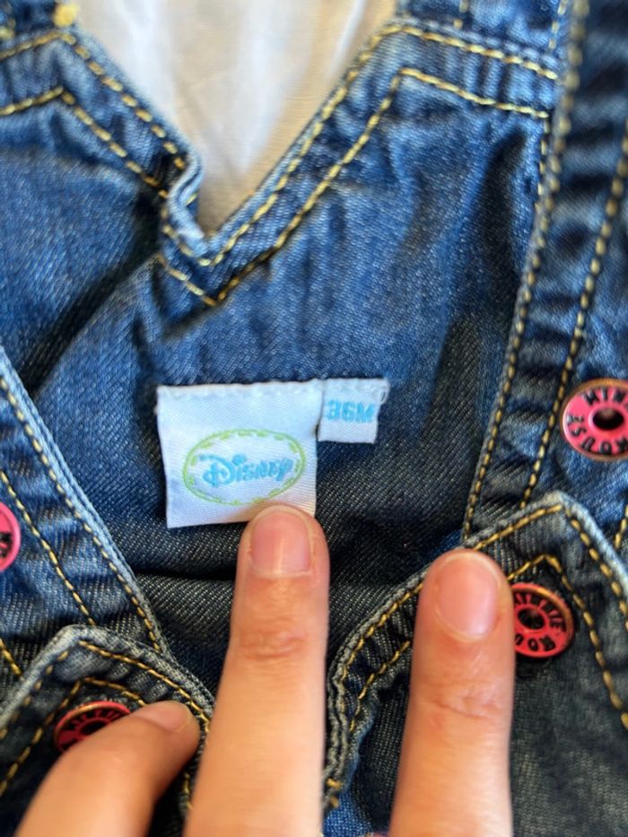 Salopette Robe en jeans Minnie 3 ans / 36 mois Disney - photo numéro 3
