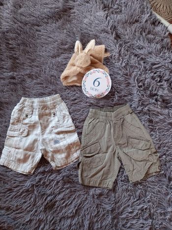 Lot de 2 shorts à lignes